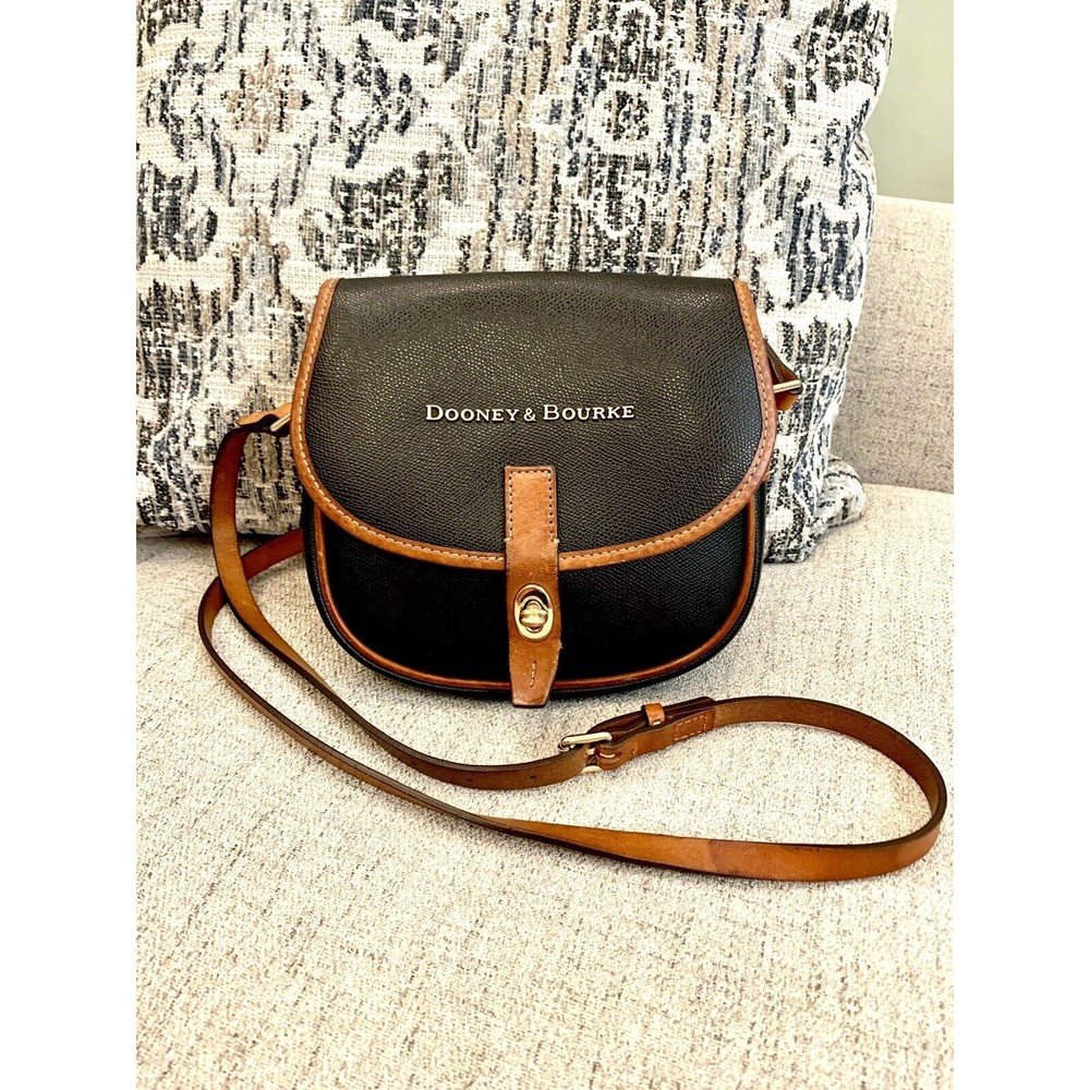 Dooney & Bourke Black Leather Field Crossbody Bag Black item 80